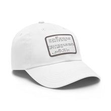 Load image into Gallery viewer, Dad Hat with Leather Patch (Rectangle)