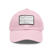Load image into Gallery viewer, Dad Hat with Leather Patch (Rectangle)