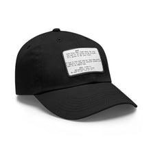 Load image into Gallery viewer, Dad Hat with Leather Patch (Rectangle)